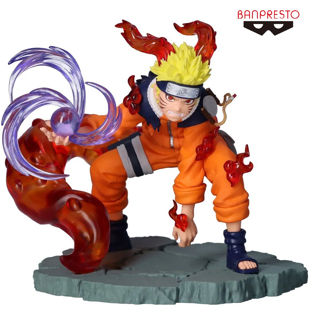 Banpresto Memorable Saga Naruto Bijuu Style Original Anime Figure Model Toys Desktop Ornament Gift for Fans Kids