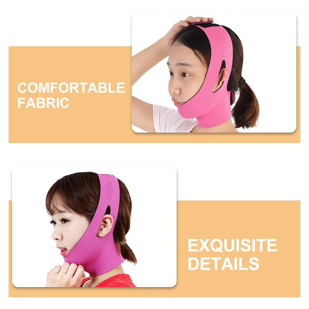 V Face Lifting Mask Facial Exerciser Tighten Double Chin Strap Skin Care Belt up