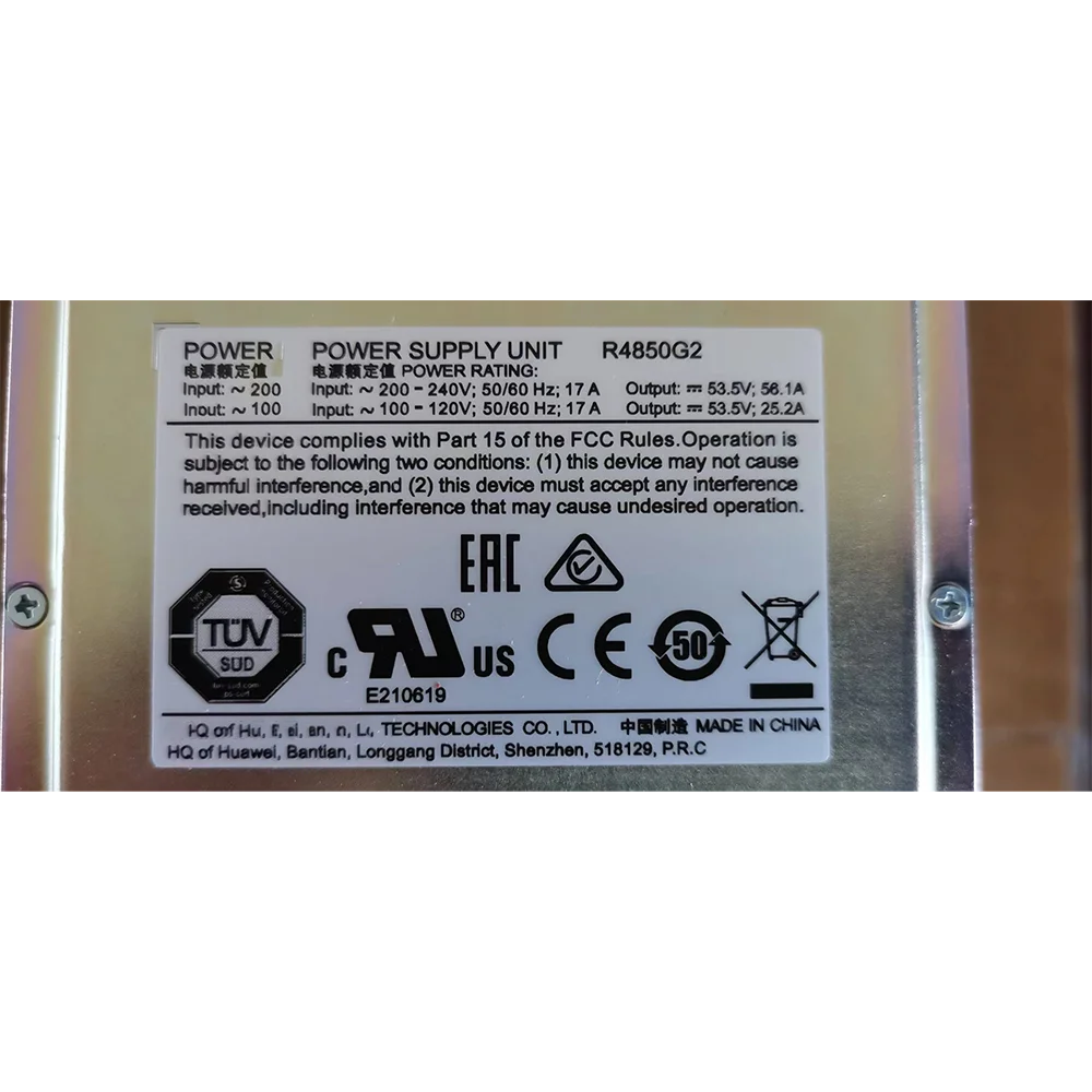 BARU Untuk Huawei R4850G R4850G2N2N6G6 Modul Penyearah Modul Inverter Modul PV Surya