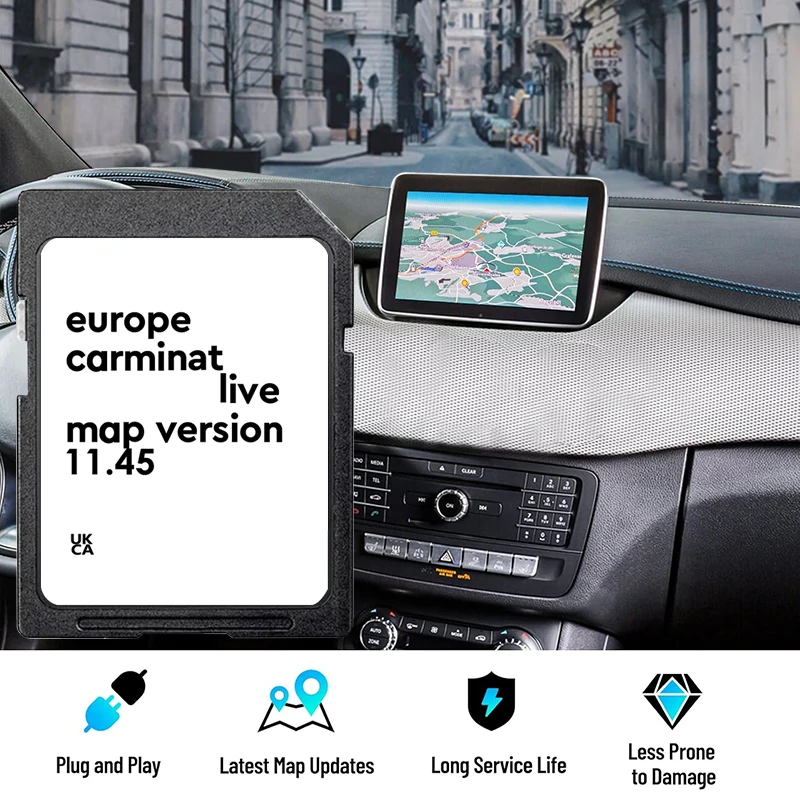 SD Card 8GB Europe Maps 2025 for Renault Megane Clio Laguna Scenic Car Navigation Live 11.45 Sat Nav 8201756572