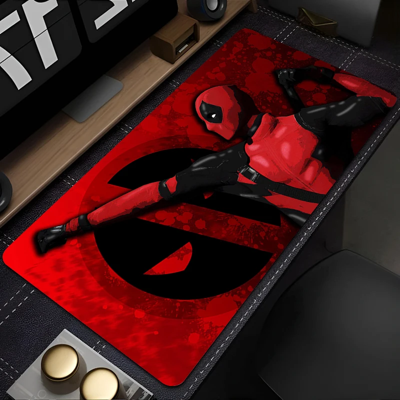 

Gaming Accessories Mousepad Non-Slip Laptop D-Deadpools Anime Mouse Pad Pc Gamer Cabinet Keyboard Desk Mat Extended Table Carpet