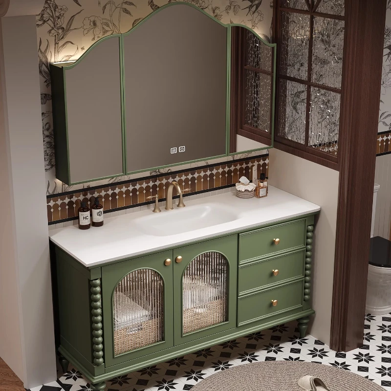 

Mirror Vintage Bathroom Cabinet Set Sink Drawer Holders Tall Bathroom Cabinets Corner Vanity Armario Banheiro Home Accessories