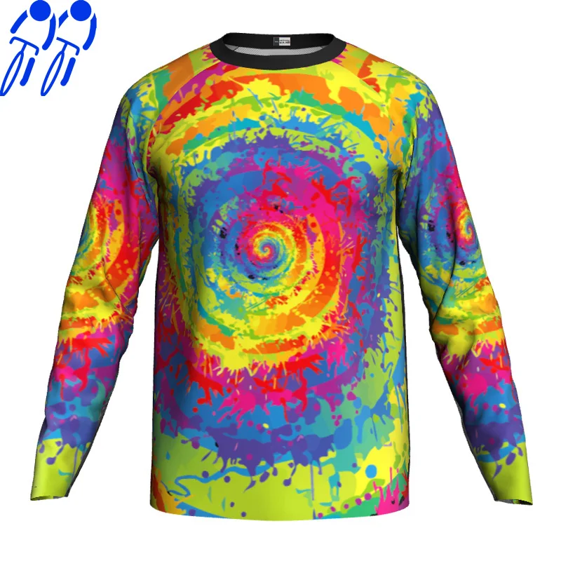 

Long Sleeve Motocross Jersey, Downhill Shirt, Road Wear, Bicycle Cycling, Quick-Dry Bike Top, Running, Colored Clothes, Fashion