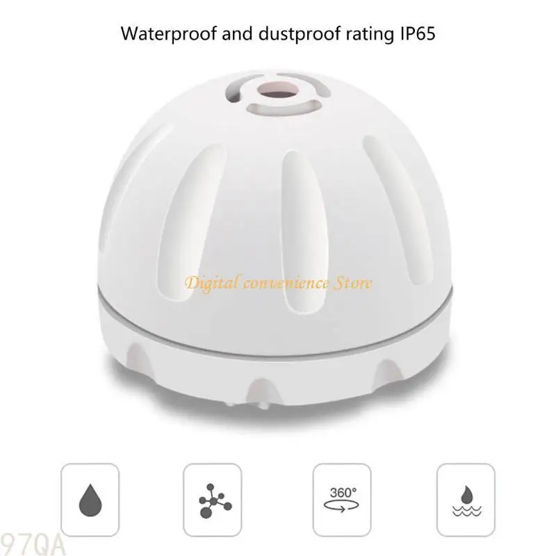97qa Détecteur débordement Détecteur d'inondation Détecteur d'eau IP65 ALARME FEUIR DÉCHETION FEUX IP65 pour