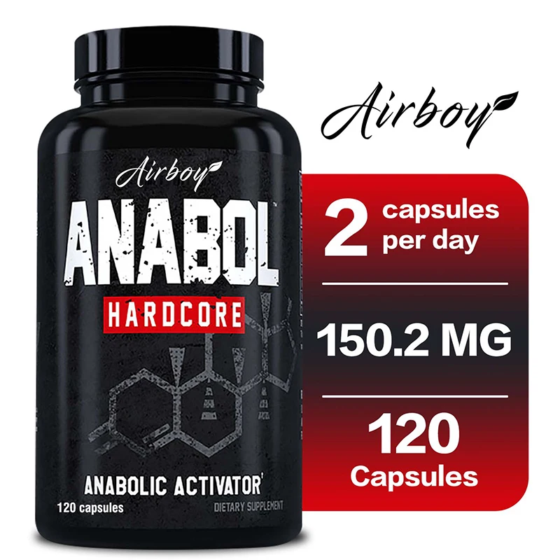 

Anabol Hardcore Supplement - Increases Muscle Strength, Promotes Muscle Protein Synthesis, Boosts Energy, and Improves Endurance