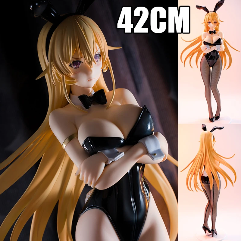 

FREEing B-style Anime Bunny Figure Shokugeki no Souma Nakiri Erina 1/4 PVC Action Figure Adult Collection Model Doll Toys