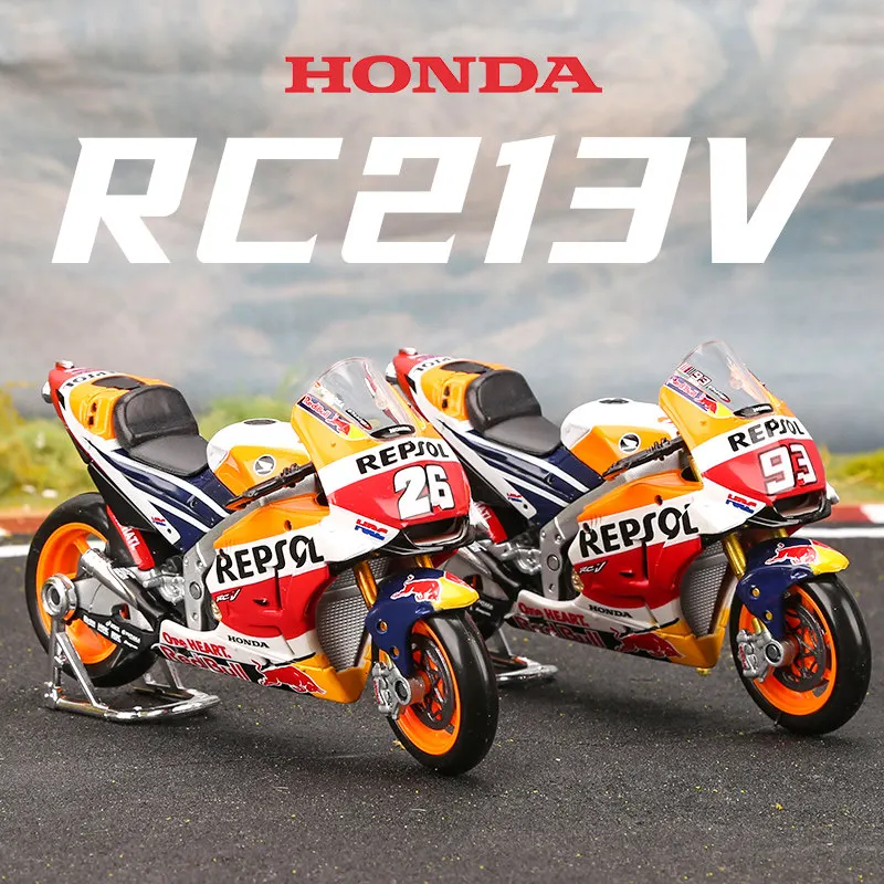 

Genuine Maisto Cars Toys For Collector MOTO Motorcycle Toy Model Simulation Alloy GP Racing Men's Ornaments Honda RC213V 2018