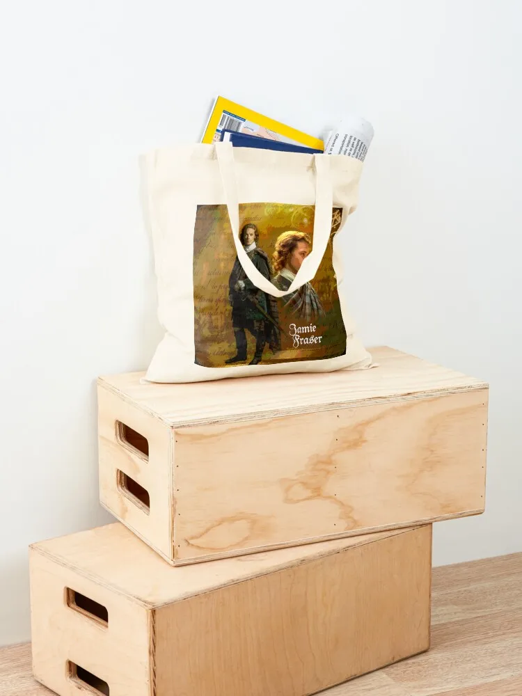 Jamie Fraser/Outlander Tote Bag sacs de shopping custom tote bag Canvas shoulder bag shopper women canvas