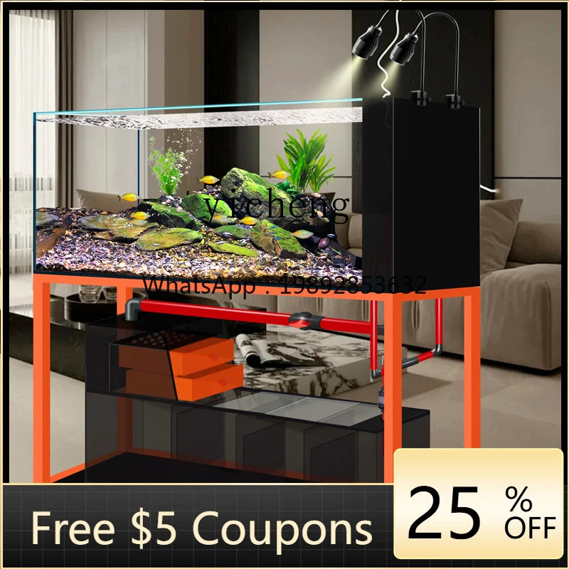 

ABB new professional grade industrial wind stream fish tank side overflow backpack office living room household fish tank