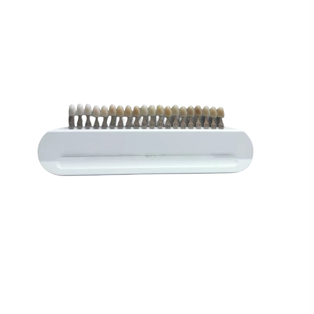 Dental Teeth Shade Guide  Porcelain Material 20 Color Chart Teeth Bleach Board Plate Whitening Based