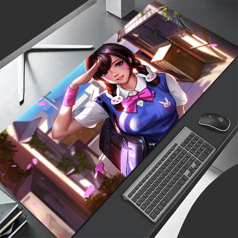 

Mousepad Pattern Game Pad Rubber Mouse Pad PC Accessories Desk Mat Non Slip Office Table Mat O-overwatch D.Va Gamer Keyboard Pad