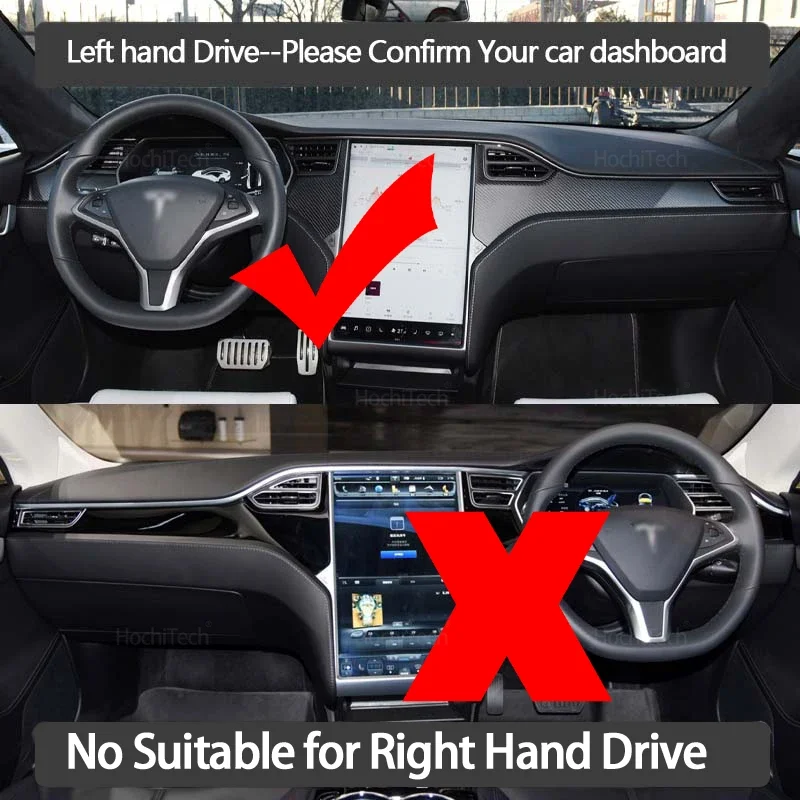 For Tesla Model S 2013-2022 Dashboard Cover Dash Board Mat Carpet Pad Sunshade Cushion Car Visor Accessories - view 2