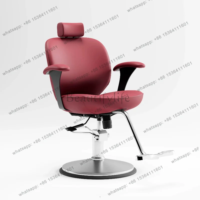 LSLuxury Modern Barber Chairs Aesthetic Comfortable Trendy Vintage Barber Chairs Nordic Display Design Sillas Salon Furniture
