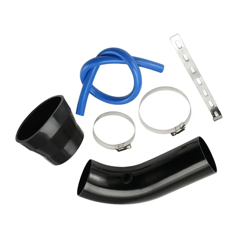 

A82M-Air Intake System 3" 76Mm Car Universal Aluminum Intake Pipe Kit Turbo Induction Tube Kit