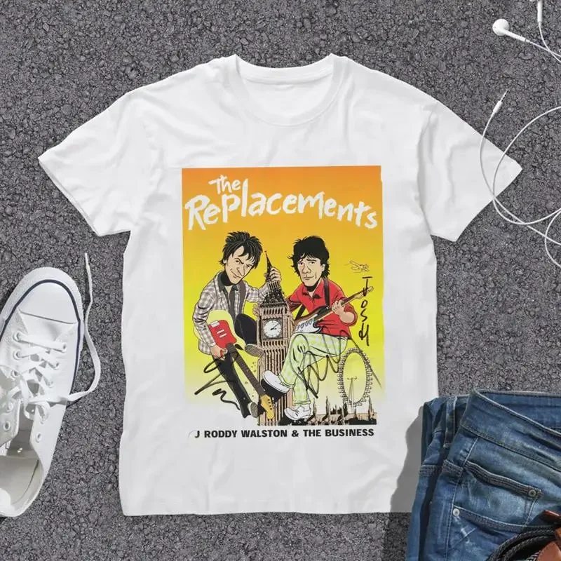 New The Replacements Autographed Concert Cotton S 4Xl T Shirt Hun667