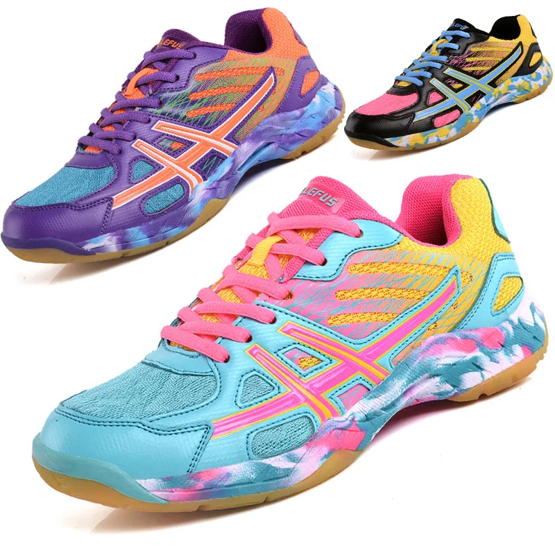 Chaussures de volley-ball pour hommes et femmes, baskets d\'entraînement de tennis de table, chaussures de sport, compétition de badminton