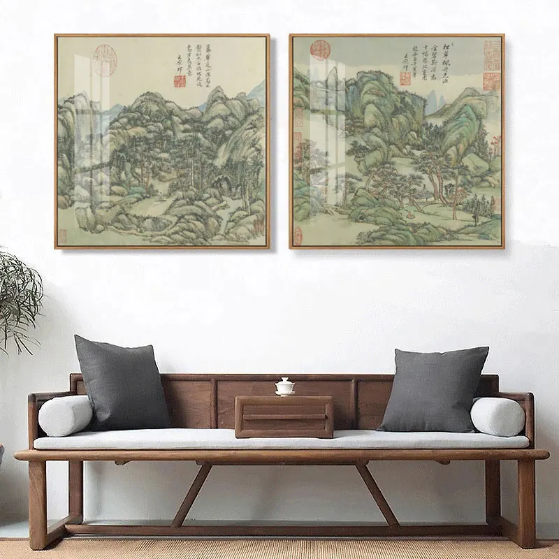 New Arrivals New Chinese Style of wall Scenery Posters and Prints Canvas Painting Art Wall Pictures for Living Room Home Décor