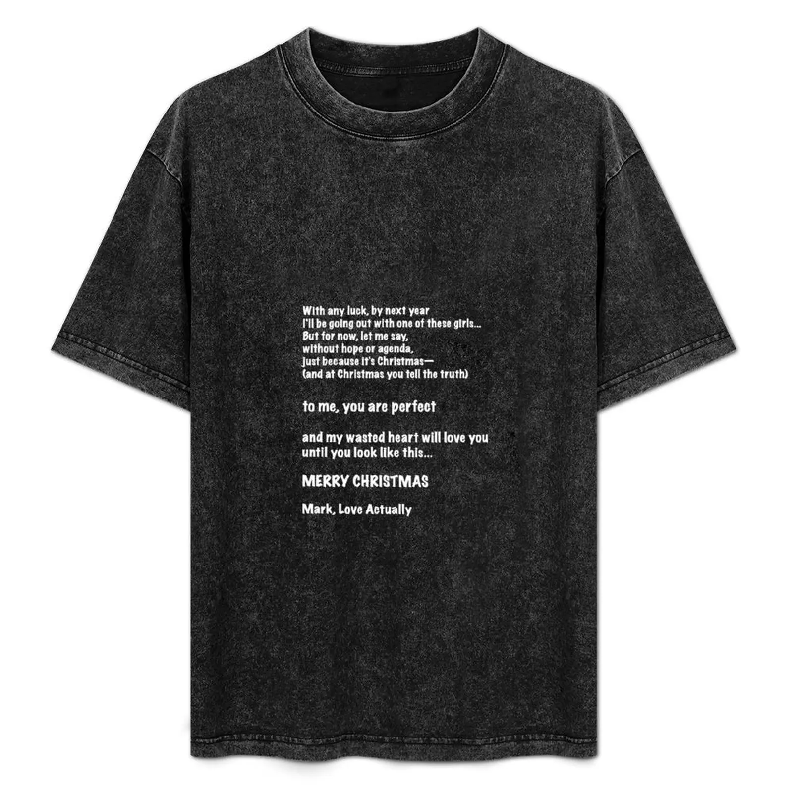 

Love Actually, movie quote T-Shirt Summer Sports Quick Dry T-Shirt
