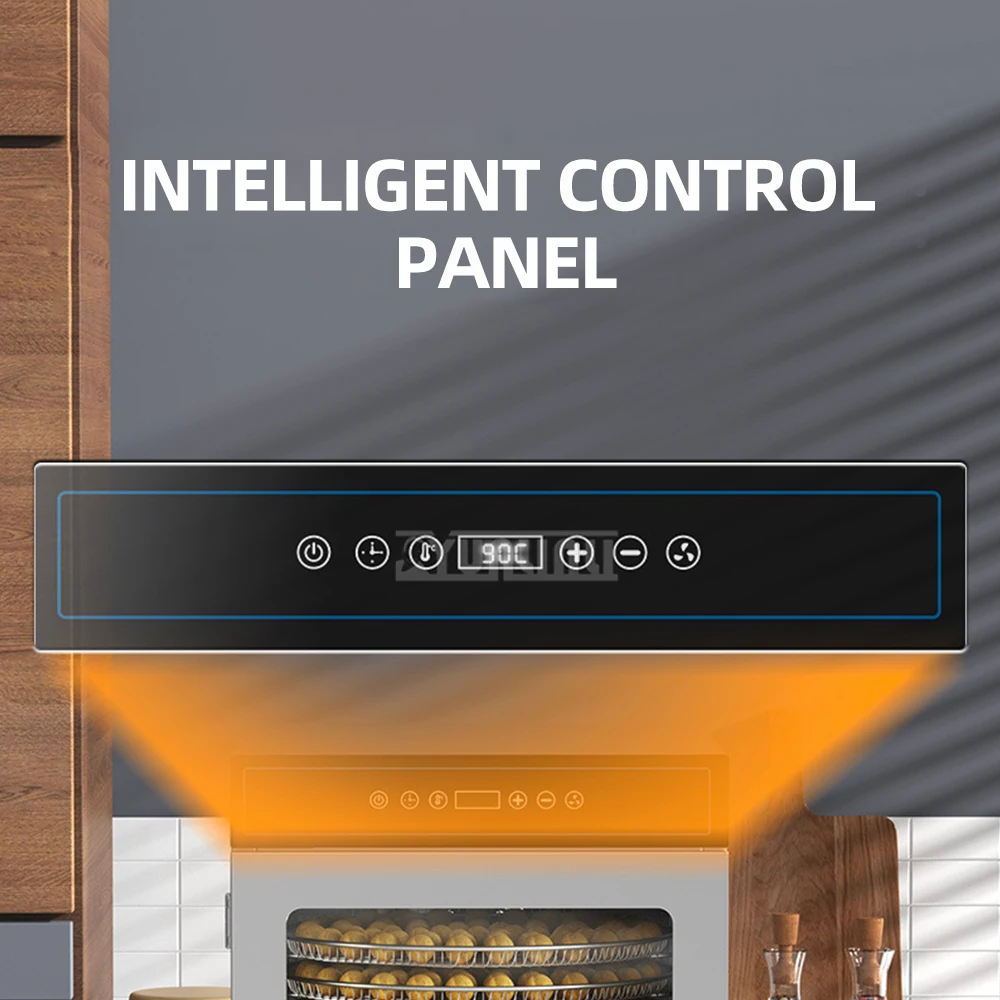 12-Layer Food Fruit Rotating Dryer Efficient Disidratatore Per Alimenti Kitchen Appliance