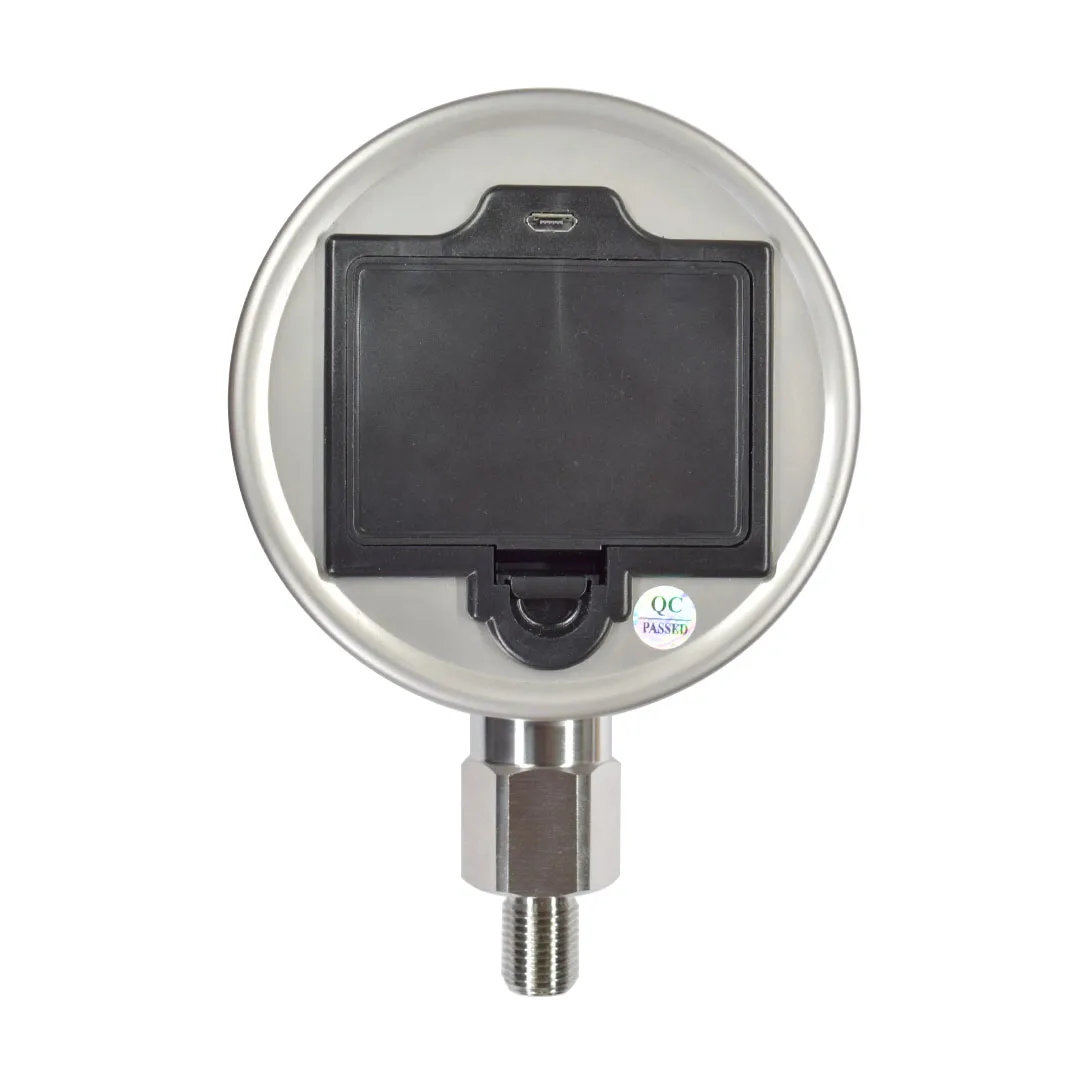 FANDESENSOR Negative Pressure Gauge mmHg Accuracy 0.4%FS Resolution -99999~99999 Diameter 105mm For Compressor Pump