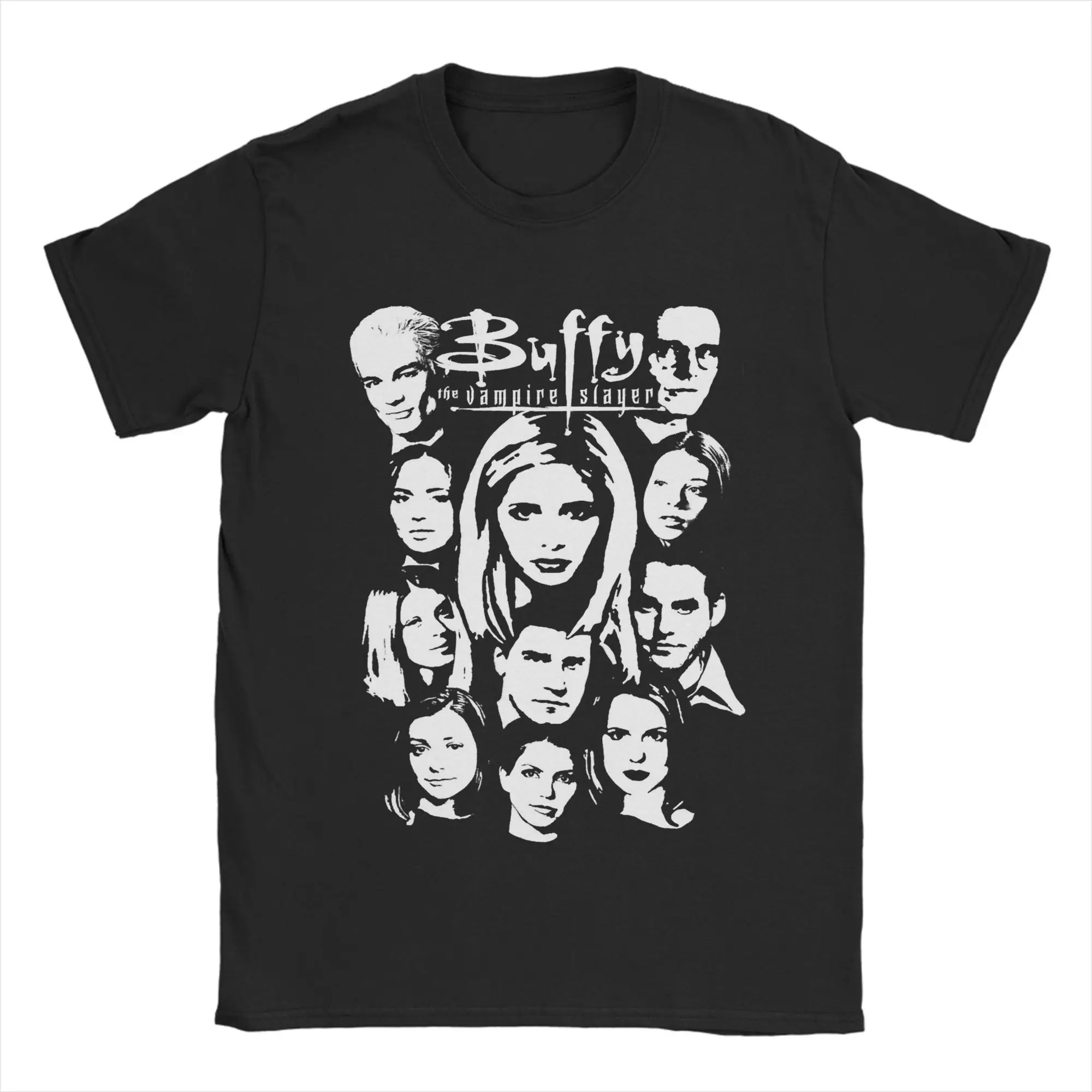

Men's Buffys The Vampire Slayers T Shirts 100% Cotton Clothes Leisure Short Sleeve Round Collar Tee Shirt Printed T-Shirt