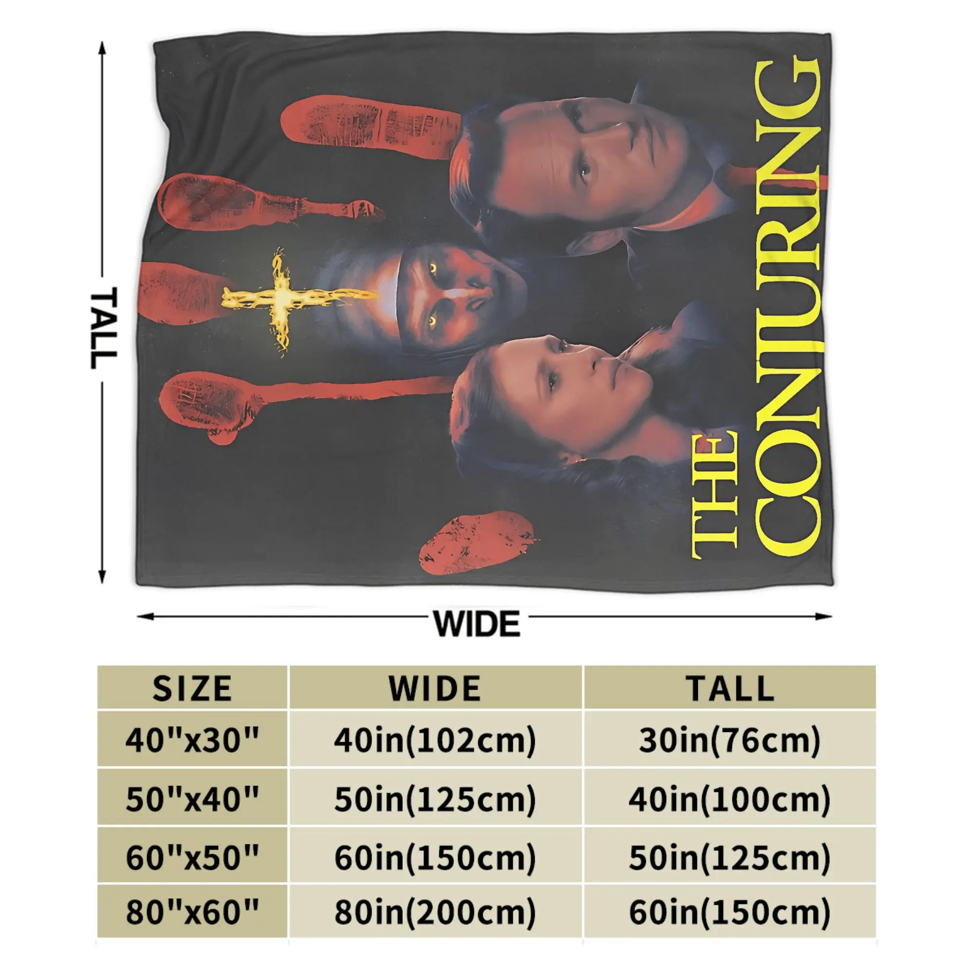 The Conjuring Last Rites  Blankets  Soft Warm Plush Throw Blanket For Couch Chair Sofa Bed Travel Flannel Bedspread Bed Cover