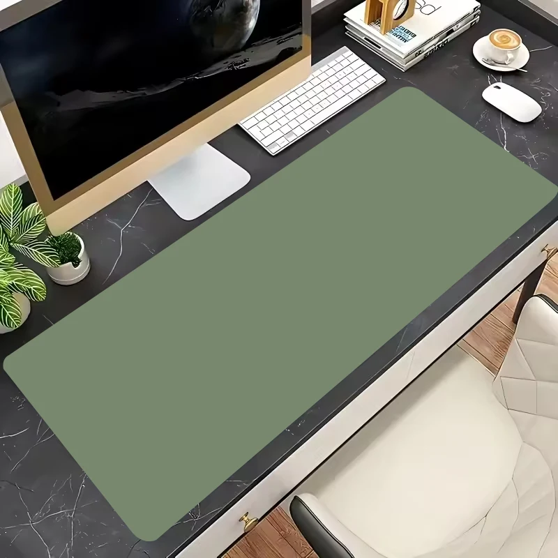 XXL Black Gaming Mouse Pad 900x400mm, Non-Slip Rubber Stitched Edge, Simple Desk Mat for PC Gamer Laptop Office