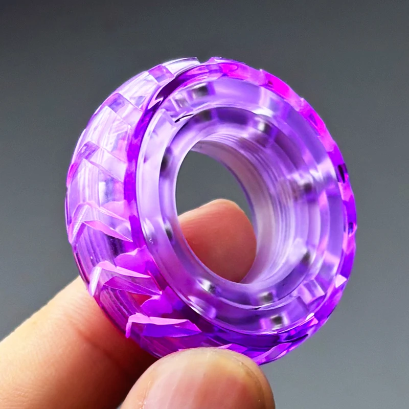 ARCE EDC High Transparency PMMA Magnetic Mechanical Ring Decompression Toy