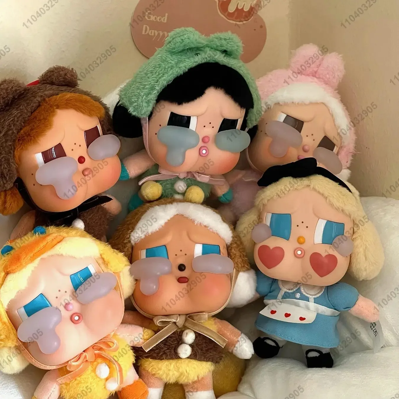 New Original CRYBABY CRYING AGAIN Genuine Box Toy Vinyl Face Plush Doll Box Toy Kawaii Action Figure Bag Charm Bag Pendant Gift