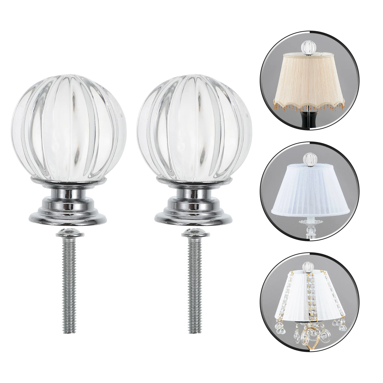 Curtain Rod Lampshade Hair Ornament Lamp Shades For Floor Lamps Aluminum Alloy Crystal Desk