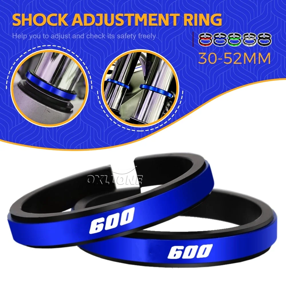 

FOR SUZUKI GSXR600 GSX-R 600 1990-2024 Motorcycle Adjustment CNC Shock Absorber Auxiliary Rubber Ring Accessories Fit 30MM-52MM