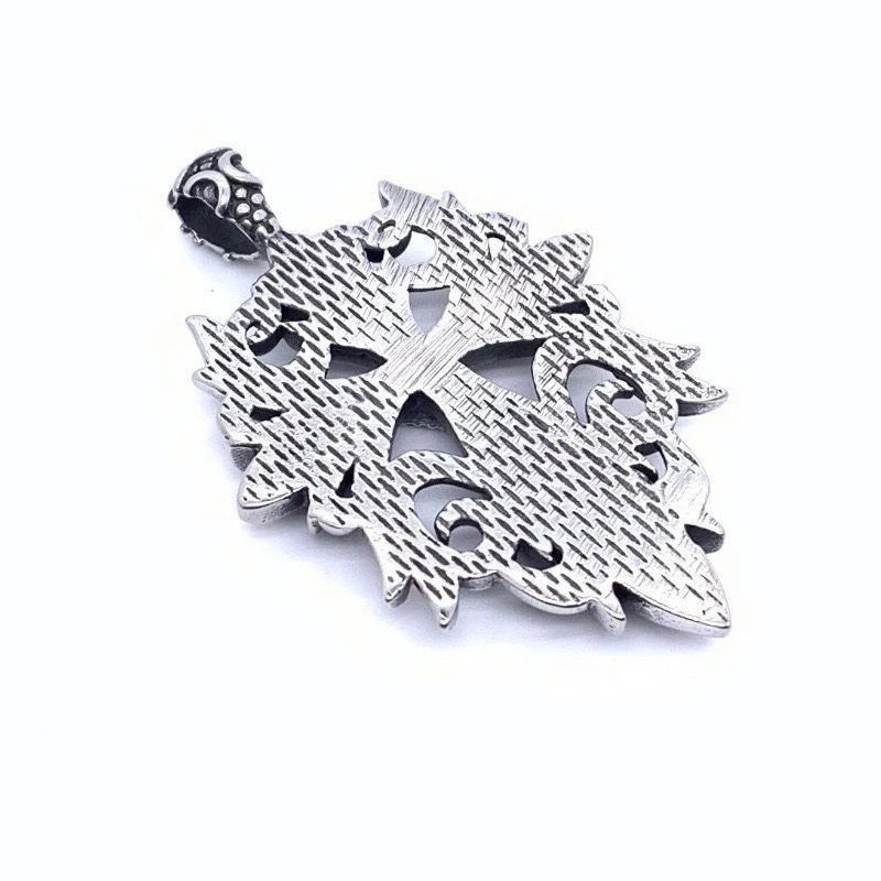 Открытый портативный EDC винтажное готическое панк-узор крест ожерелье креативный подарок