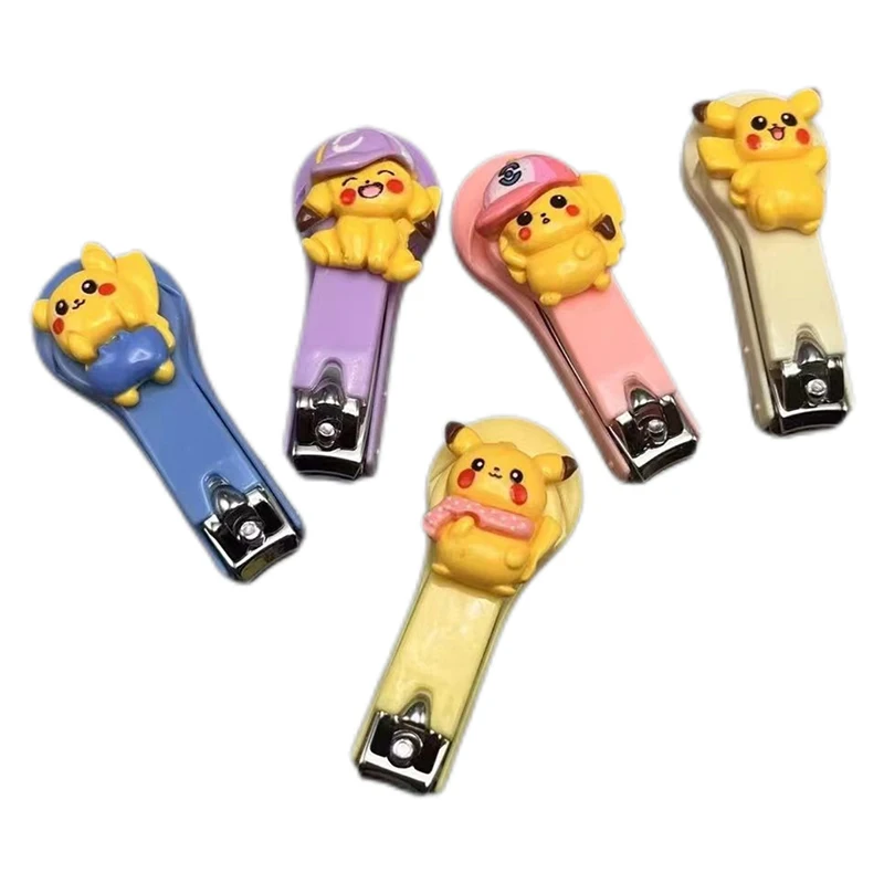 

Pokemon Pikachu Kawaii Cartoon Nail Clippers Animation Figure Three-dimensional Portable Nail Clippers Children's Gift