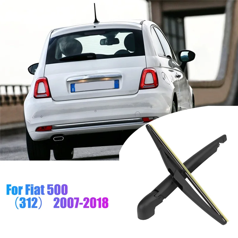 Rear Windshield Wiper Arm and Wiper Blade Set 51787577 for Fiat 500 (312)