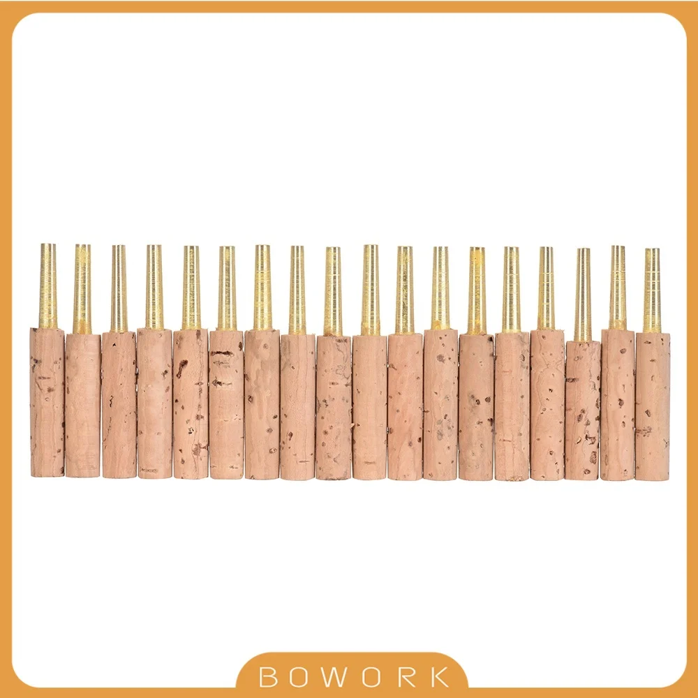 

18PCS Oboe Reeds Staple Tubes 47mm Length Rapid Response With Thin-walled Polished Brass Tubes Woodwind Instrument Accessories