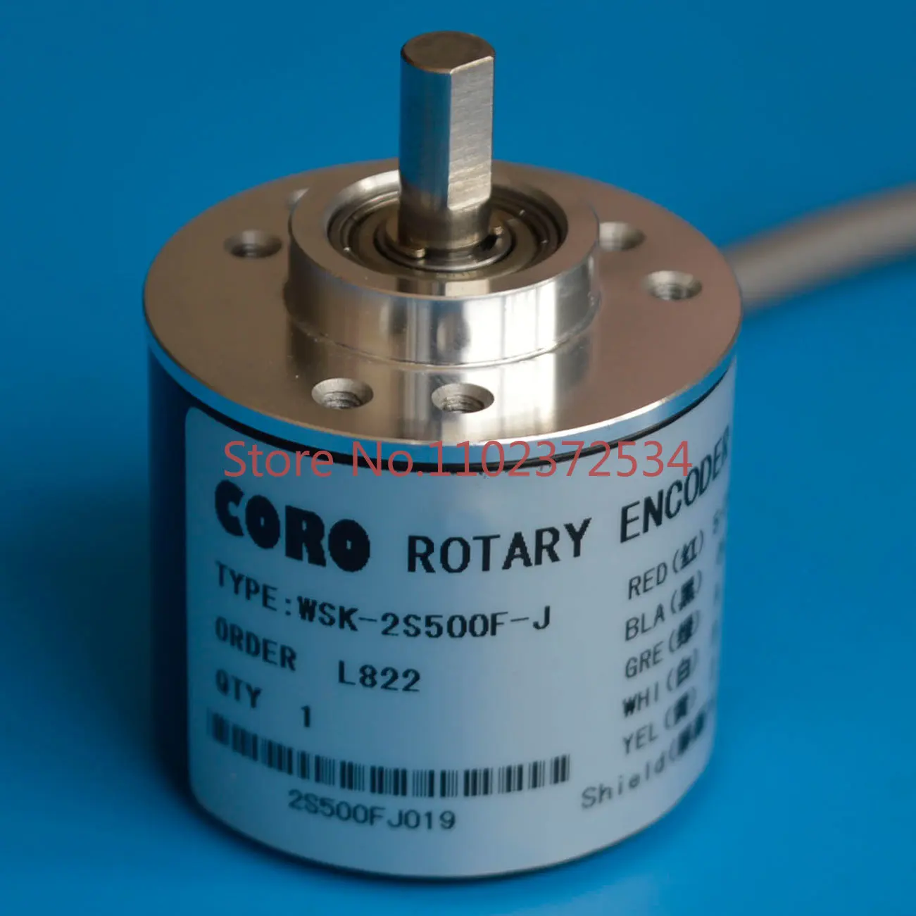 

3806 series ABZ three-phase incremental photoelectric rotary encoder with multiple output modes of 10 to 5000 pulses