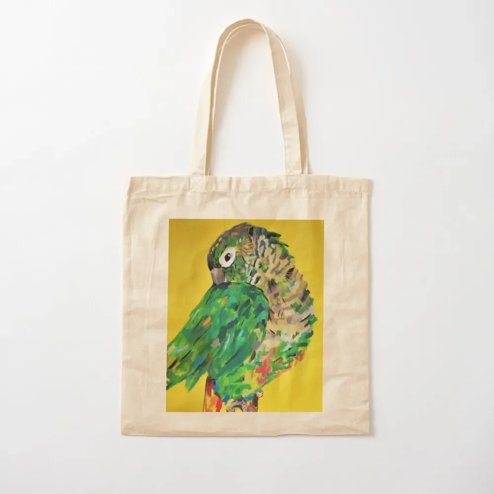 

Yellow Preening Conure Tote Bag hand bag ladies Shopping bags Cloth bags Large bags for women Tote Bag