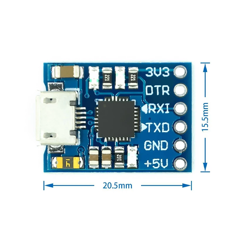 MCU2012 CP2102 USB to TTL communication module mini programmer downloader