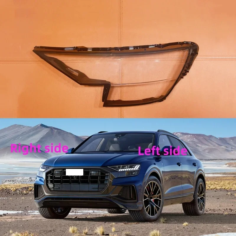 For AUDI Q8 2018 2019 2020 2021 2022 Car Headlight Shell Headlight Cover Headlamp Lens Headlight Glass Auto Shell Cover