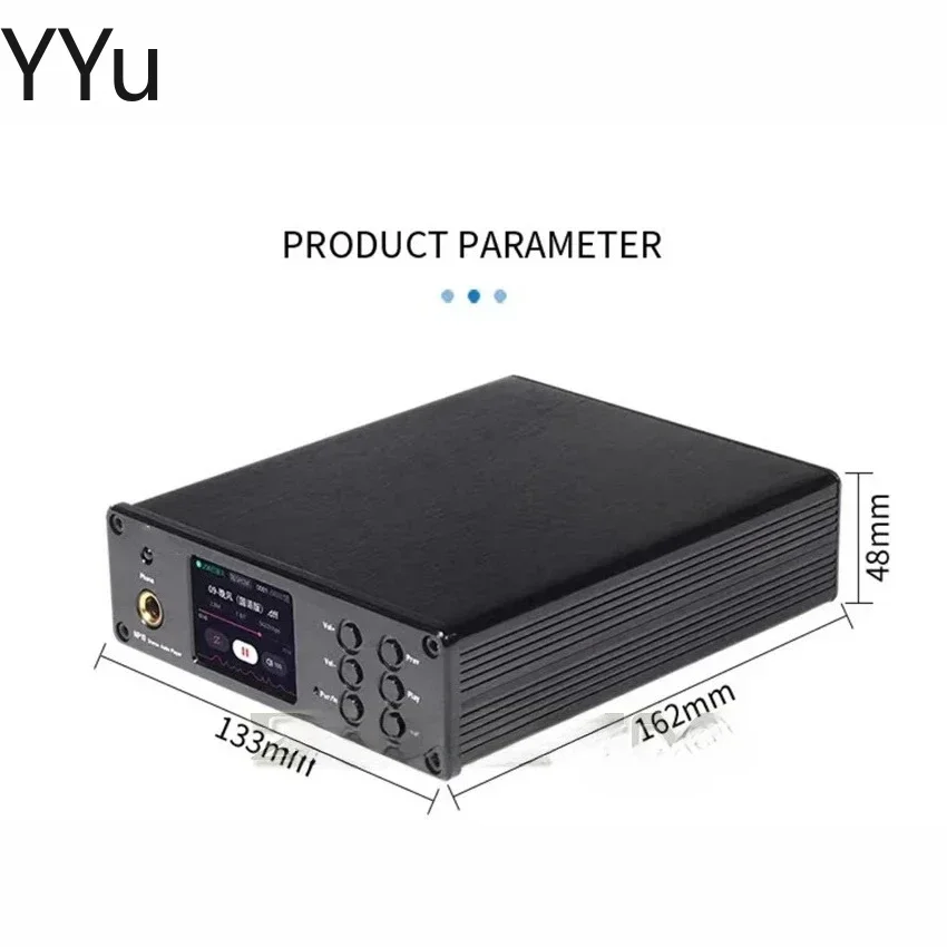 NP10 Lossless Playback Decoding Ear Amplifier Integrated Machine Dual Parallel ES9038Q2M+CPLD Digital Shaping Full Format