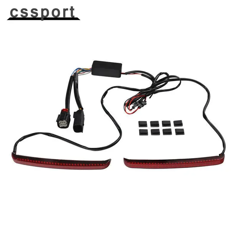 

Светодиодный указатель поворота для седельной сумки, подходящий для Harley Road Glide King 14-2023