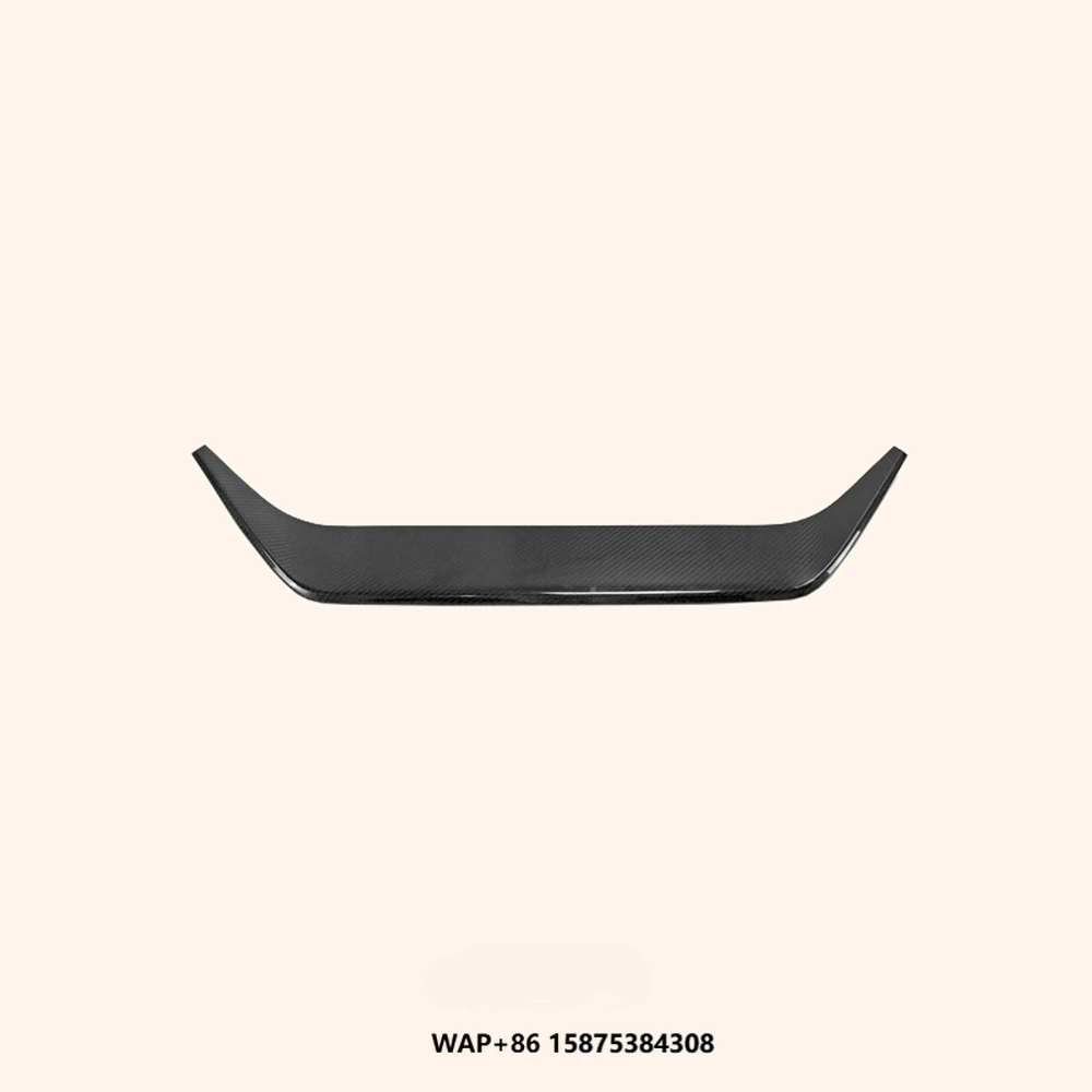 2017+ لأجزاء الجسم GTR R35 غطاء مصبغة المصد الأمامي من الكربون #1