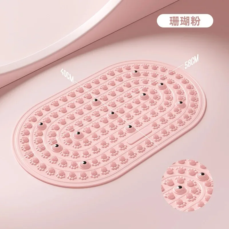 

Extra Thick Silicone Yoga Mat for Adult Foot Reflexology Pressure Board Large Size Jogging