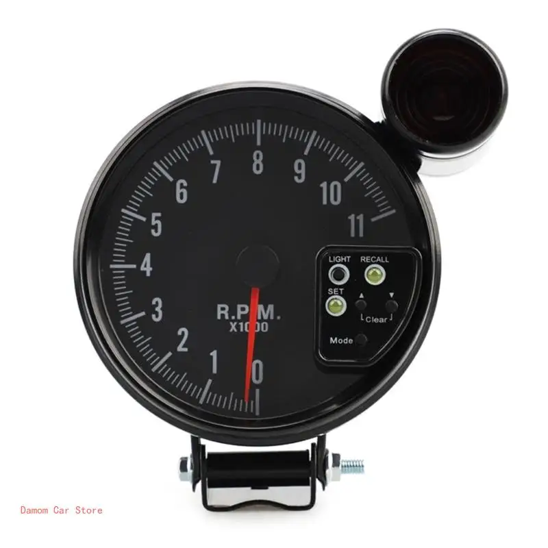 5Inch Auto Gauges With LED Shifter Light 12V Car Meter Tachometer 0~11000RPM Gauges