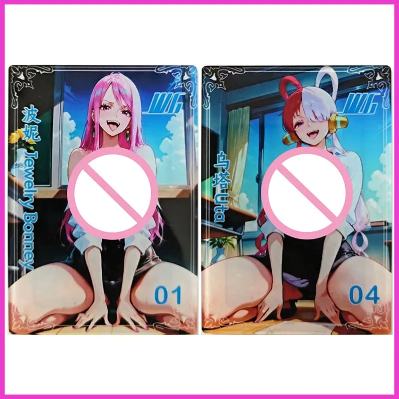 

Аниме ONE PIECE Rare Limited Edition WG Теплый клей Эпоксидное преломление Коллекционная карточка Ювелирные изделия Бонни Ута Игрушка для мальчика Подарок на день рождения