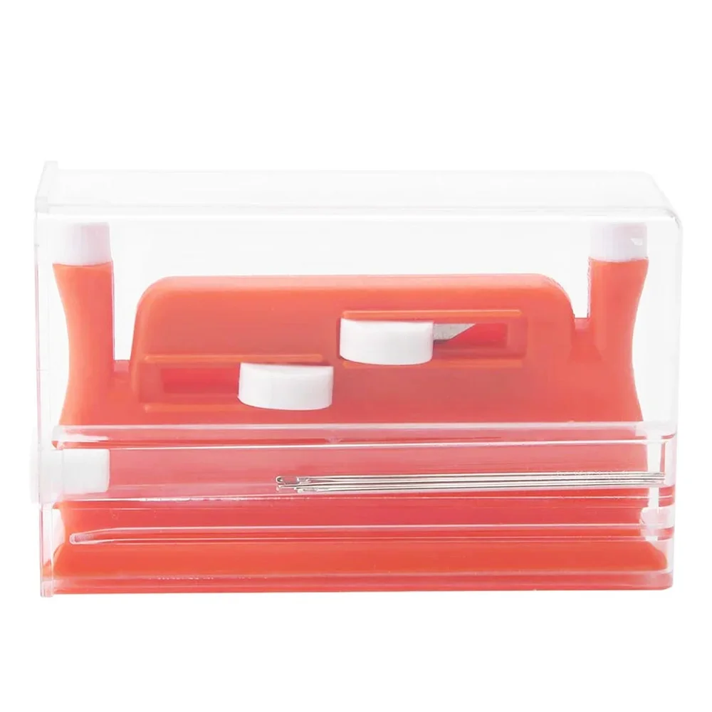 재봉용 자동 더블 바늘 스레더, 와이어 스티치 삽입 도구, 바느질 작업용 DIY 공예 스레더 재봉 도구