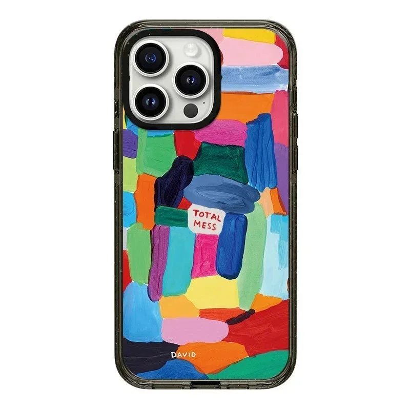 

2.0 Acrylic Upgrade Border Color Lump Phone Case Cover for iPhone 11 12 13 14 15 Pro Max Case for iPhone 15 ProMax