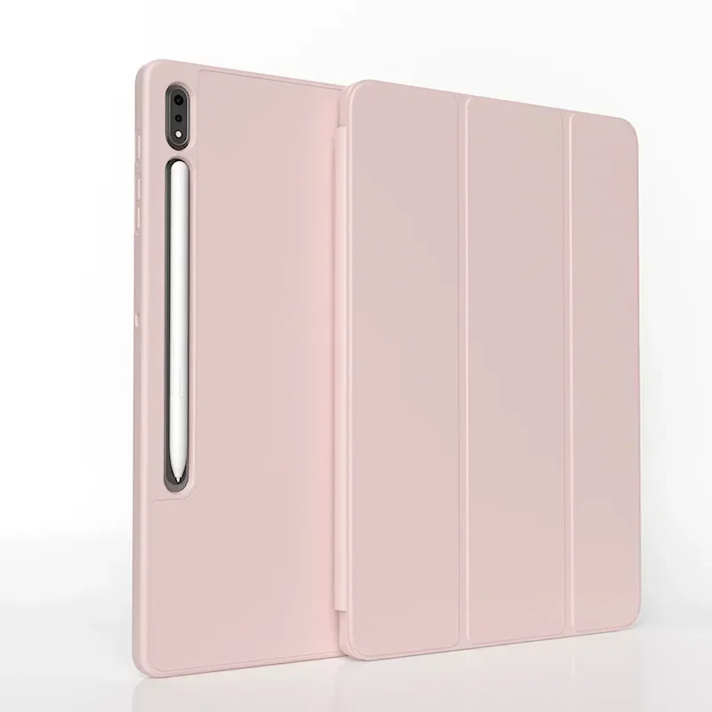 Casing ponsel Samsung Galaxy Tab S9 Plus, casing ponsel dengan pemegang pena S untuk Samsung Galaxy Tab S9 Plus S8 Plus S7 12.4 S9 S8 S7 11 "S6 Lite 10.4 P610 A8 10.5 X200