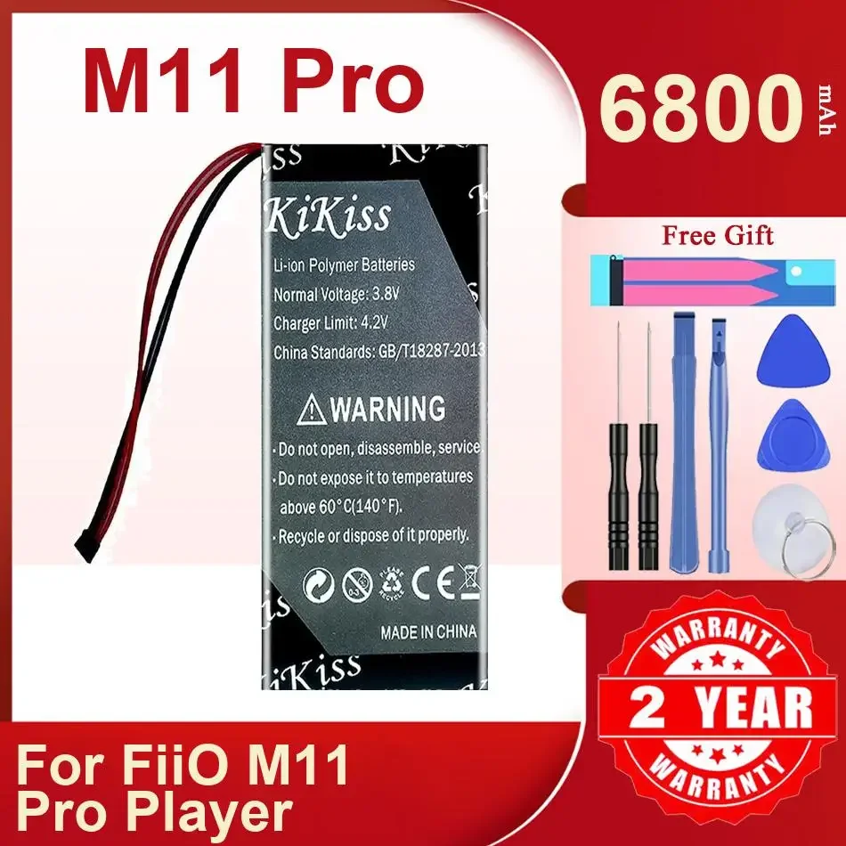 Replacement Music Player Battery For FiiO M11 Pro Player,M11 Pro,6800mAh