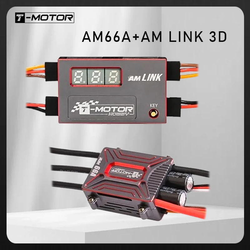 

T-MOTOR AM66A 66A 3-6S BLHeli_S 32 ESC и AM Link 3D-карта телеметрии Dshot1200 Электронный регулятор скорости для RC FPV Drone